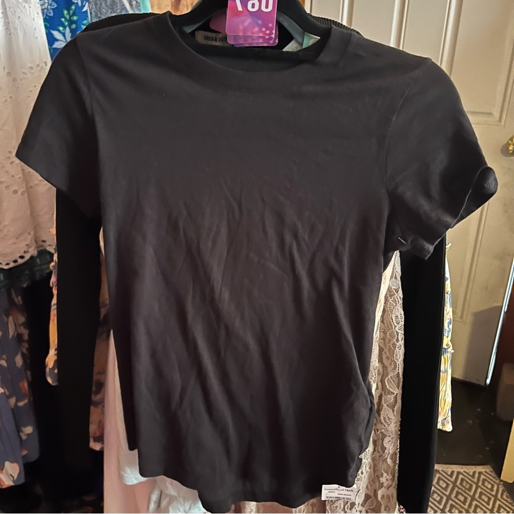 Madewell Black Short-Sleeve Tee
